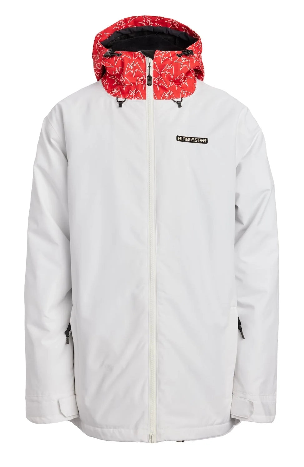 Airblaster Freedom Parka Jacket Mens White Cherry Terry