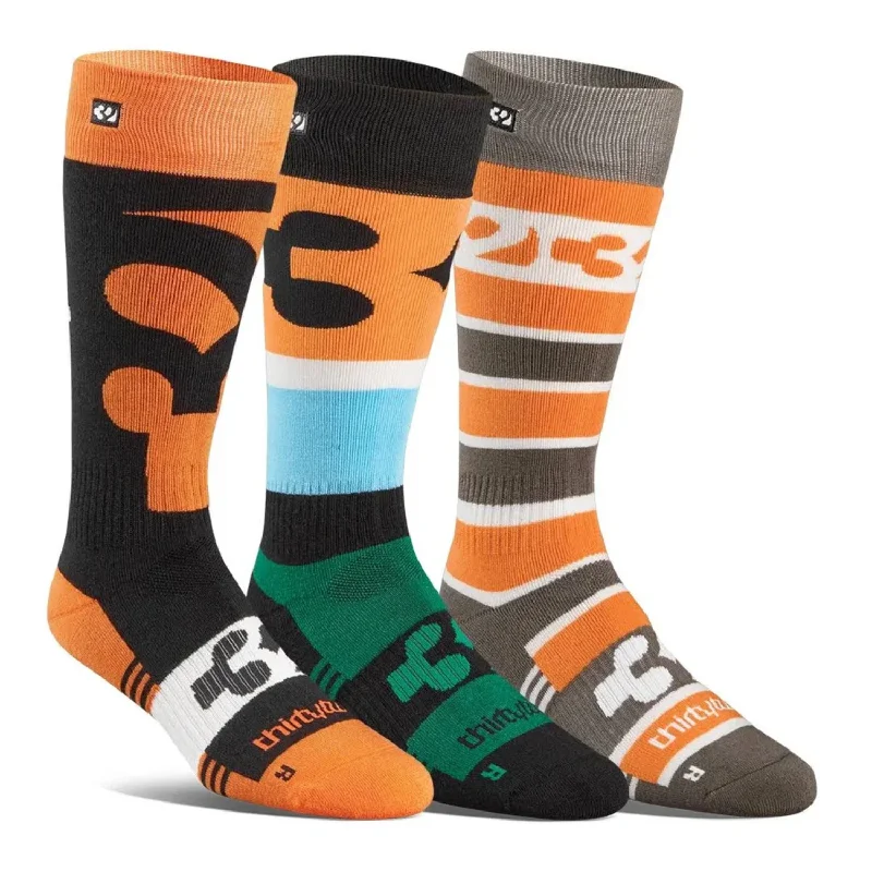 ThirtyTwo Cut Out 3-Pack Snow Socks 2025 - Men's