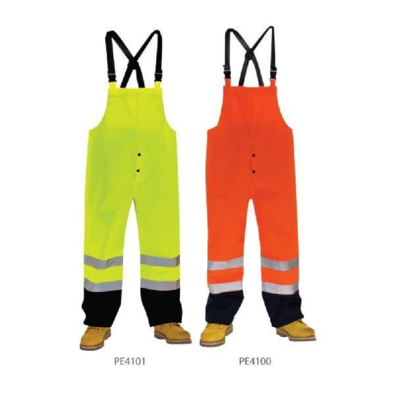 3A Safety Hi-Viz Rainwear Bib Pants