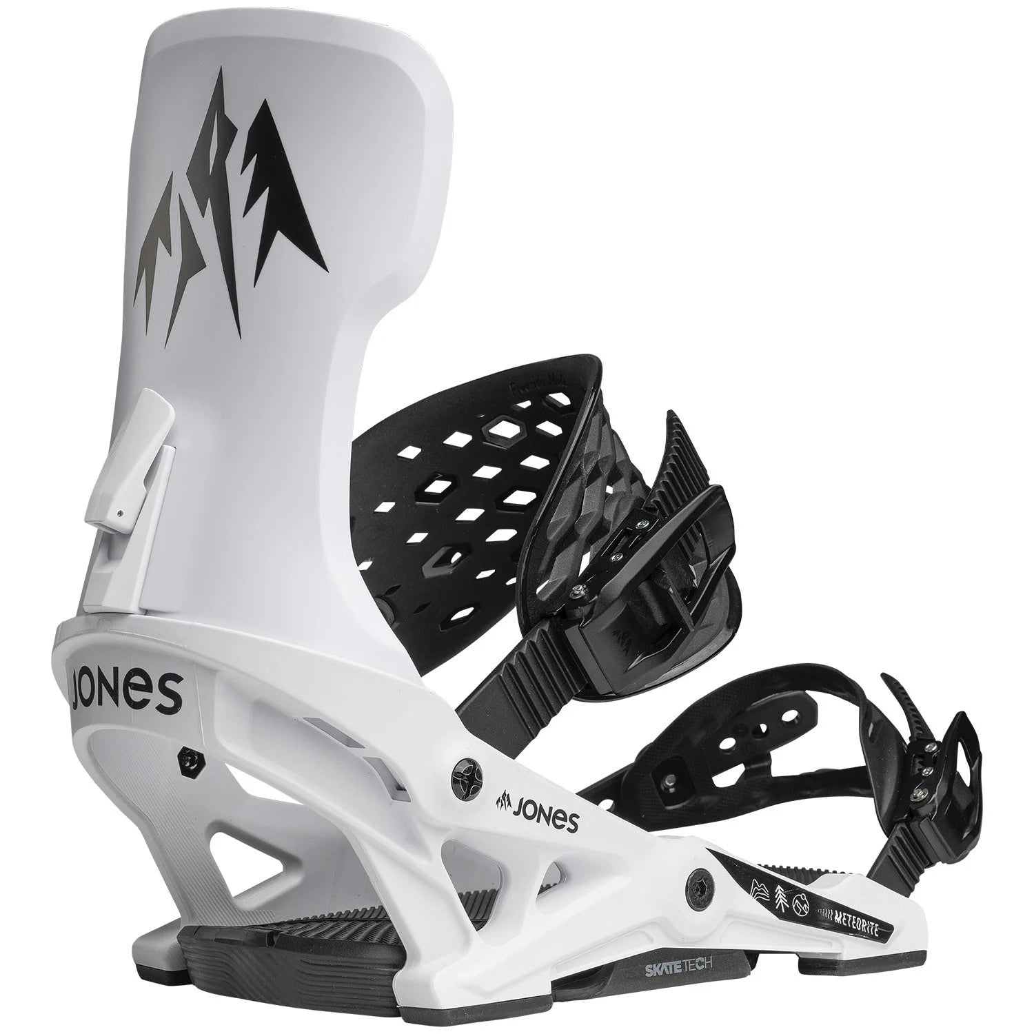 Jones Meteorite Snowboard Bindings Mens 2025 Snow White